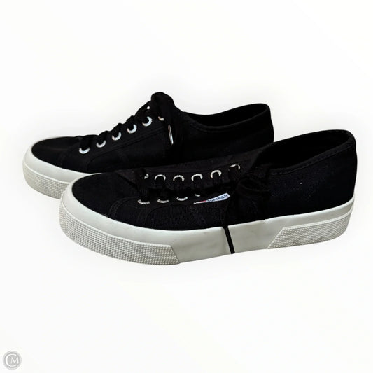 Shoes Sneakers By Superga In Black, Size: 8.5