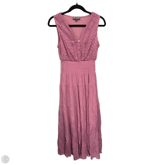 Dress Casual Maxi By Clothes Mentor In Pink, Size: S