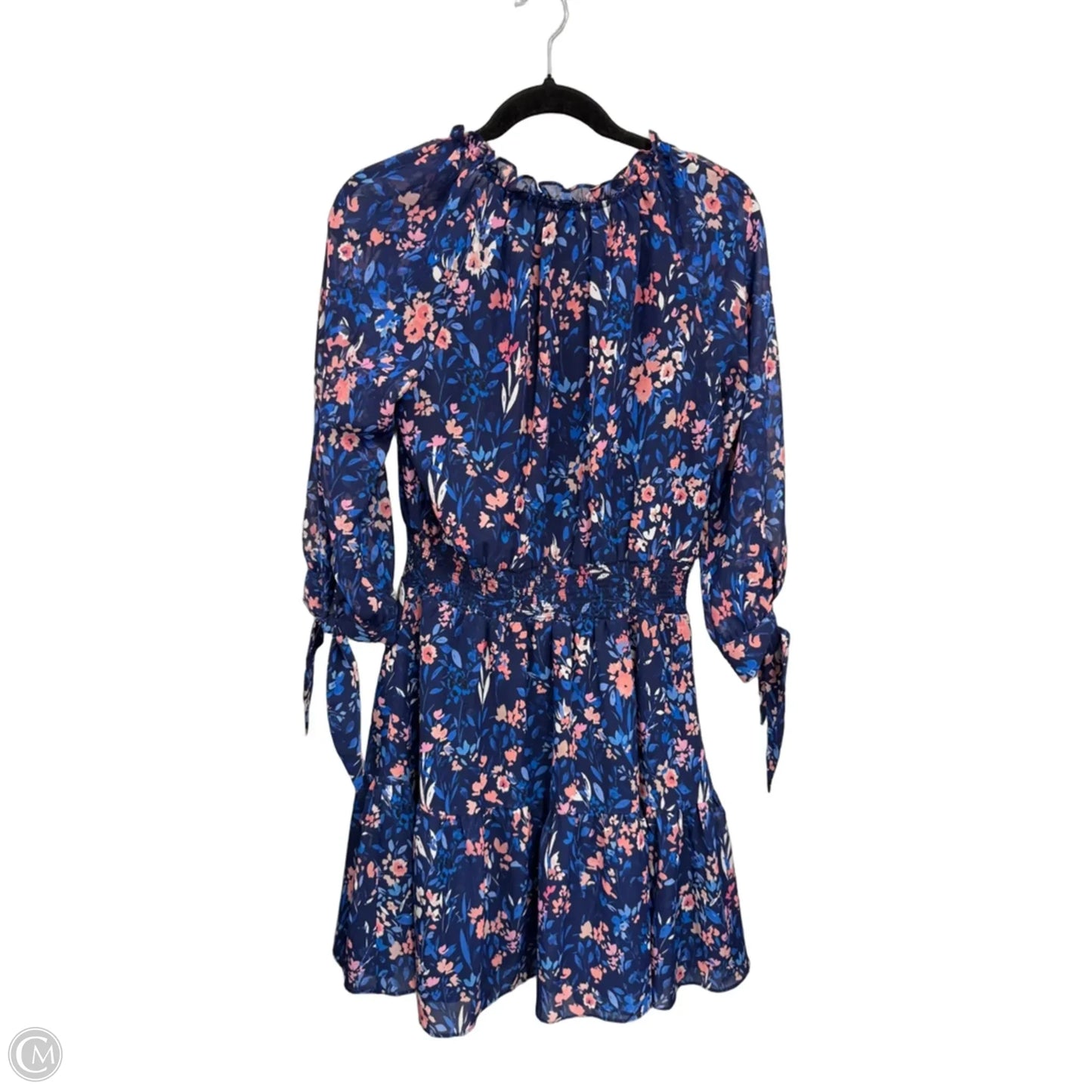 Dress Casual Short By Eliza J In Blue & Pink, Size: 10