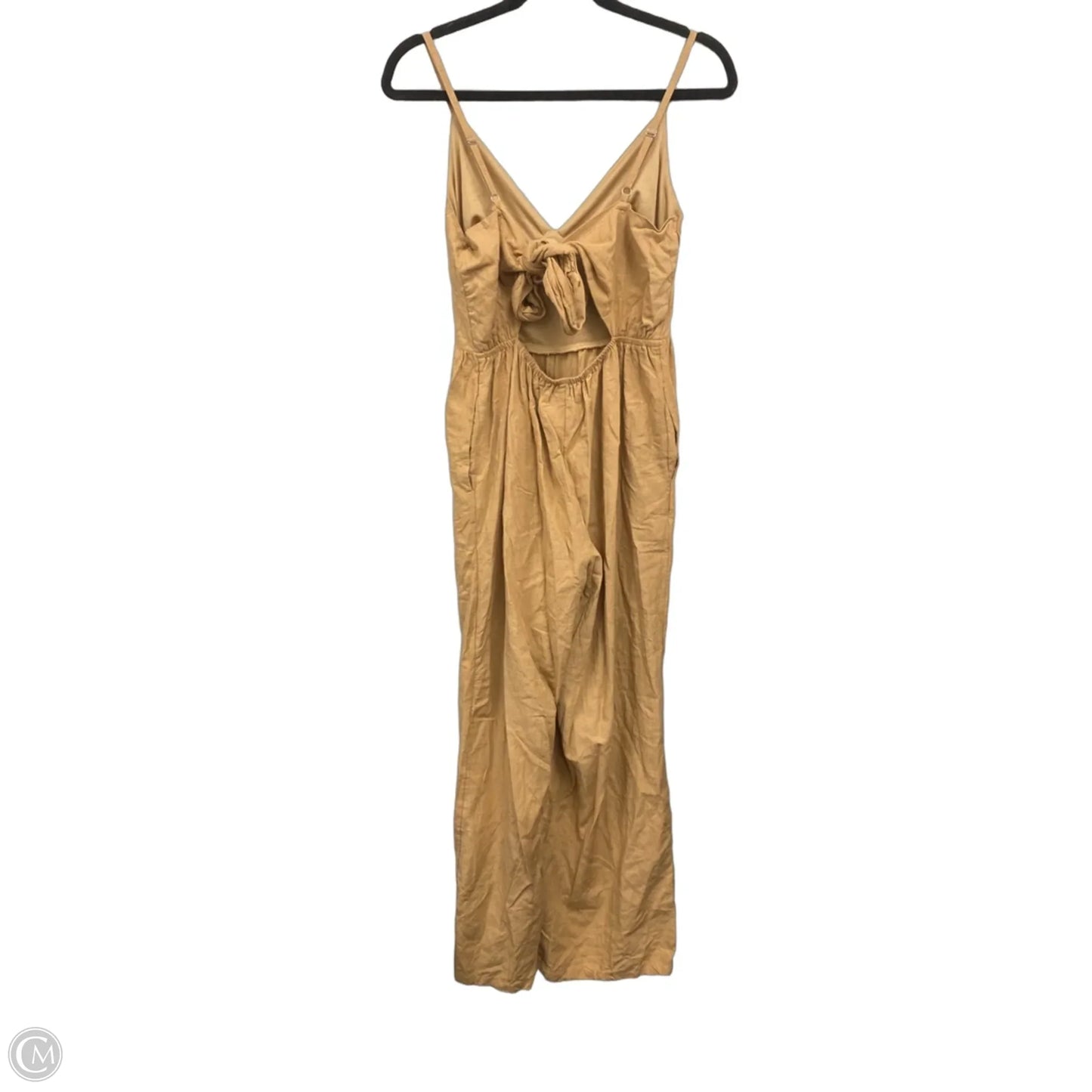 Jumpsuit By Japna In Tan, Size: M