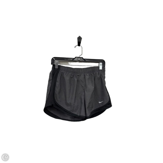 Athletic Shorts By Nike Apparel In Black & Grey, Size: M