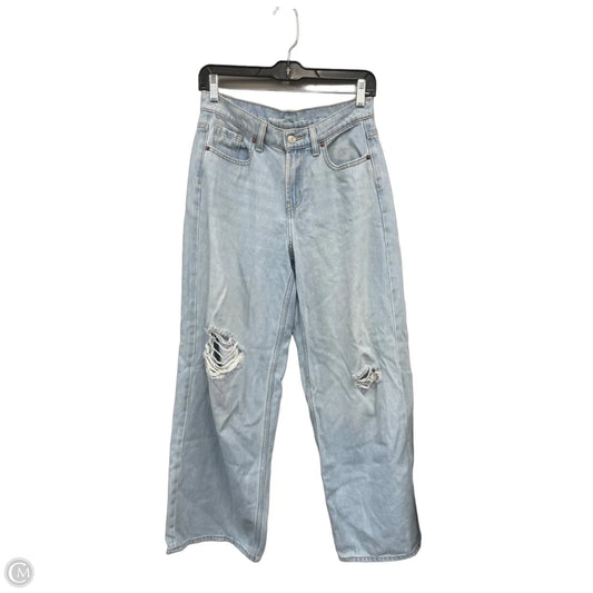 Jeans Wide Leg By Old Navy In Blue Denim, Size: 0