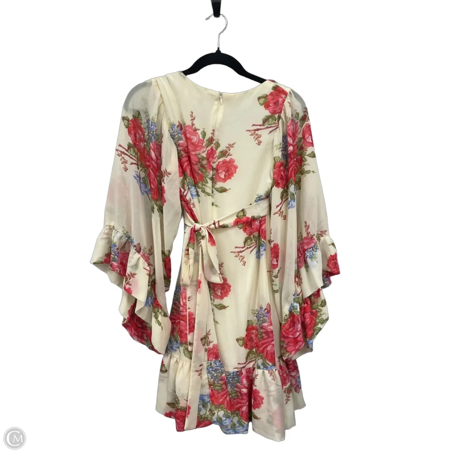 Dress Casual Short By Betsey Johnson In Cream & Red, Size: 4