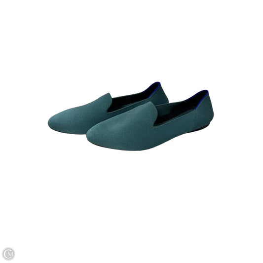 Shoes Flats By Rothys In Teal, Size: 8.5