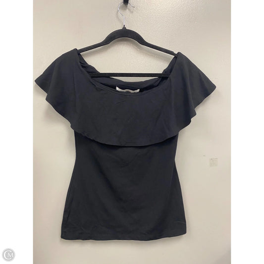 Top Short Sleeve By Clothes Mentor In Black, Size: S