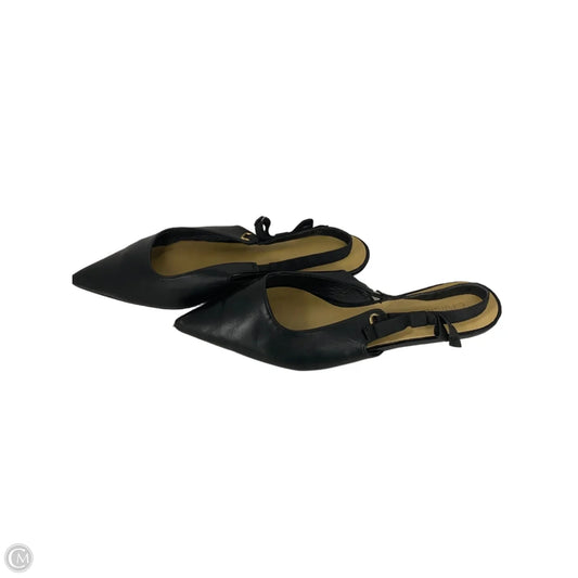 Shoes Flats By Clothes Mentor In Black, Size: 8.5