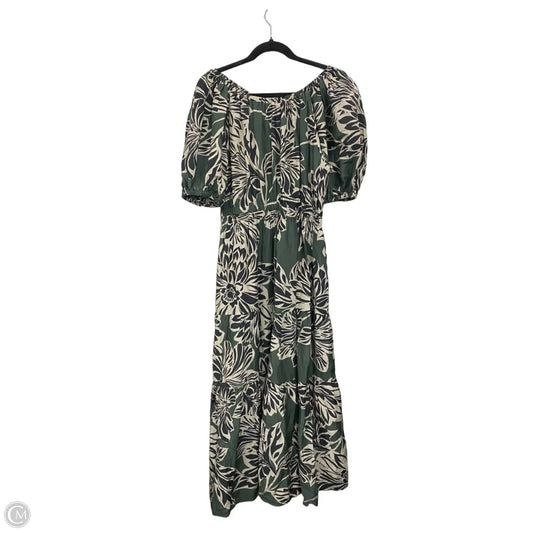 Dress Casual Maxi By Velvet By Graham & Spencer In Green & Grey, Size: S