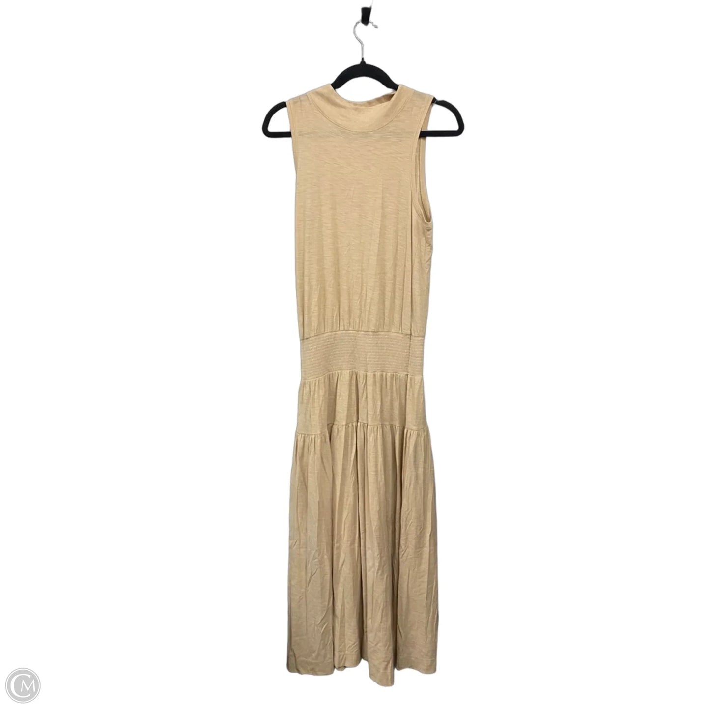 Dress Casual Maxi By Nation In Cream, Size: M