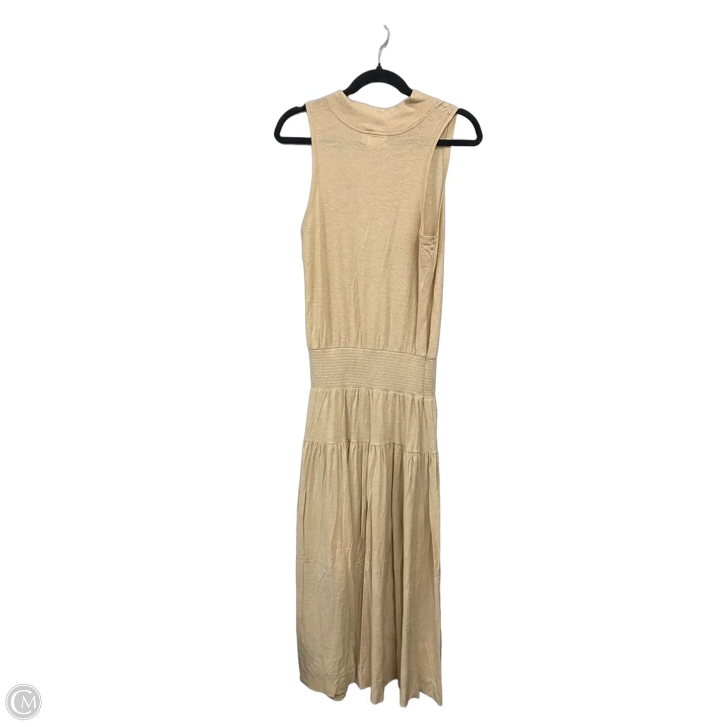 Dress Casual Maxi By Nation In Cream, Size: M
