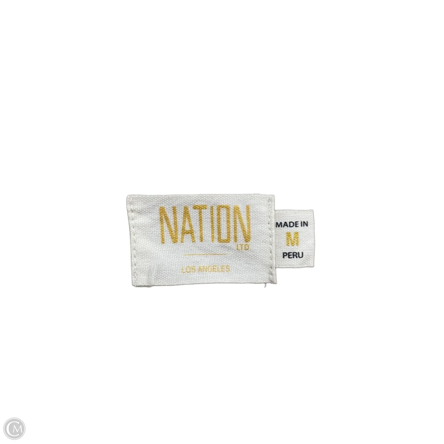Dress Casual Maxi By Nation In Cream, Size: M