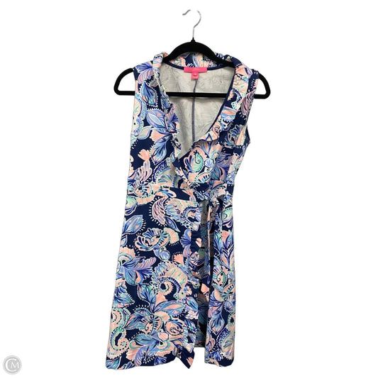 Dress Designer By Lilly Pulitzer In Blue & Pink, Size: S