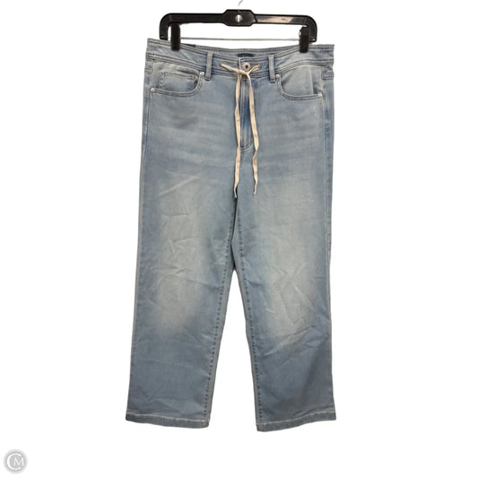 Jeans Wide Leg By J. Jill In Blue Denim, Size: 10