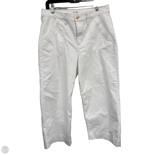Pants Wide Leg By Nicole Miller In White, Size: 12