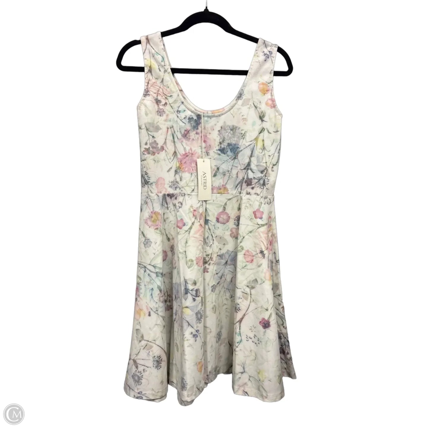 Dress Casual Short By Clothes Mentor In Pink & White, Size: Xs