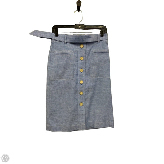 Skirt Midi By J. Crew In Blue, Size: 2