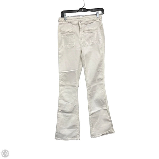 Jeans Flared By 7 For All Mankind In White, Size: 4