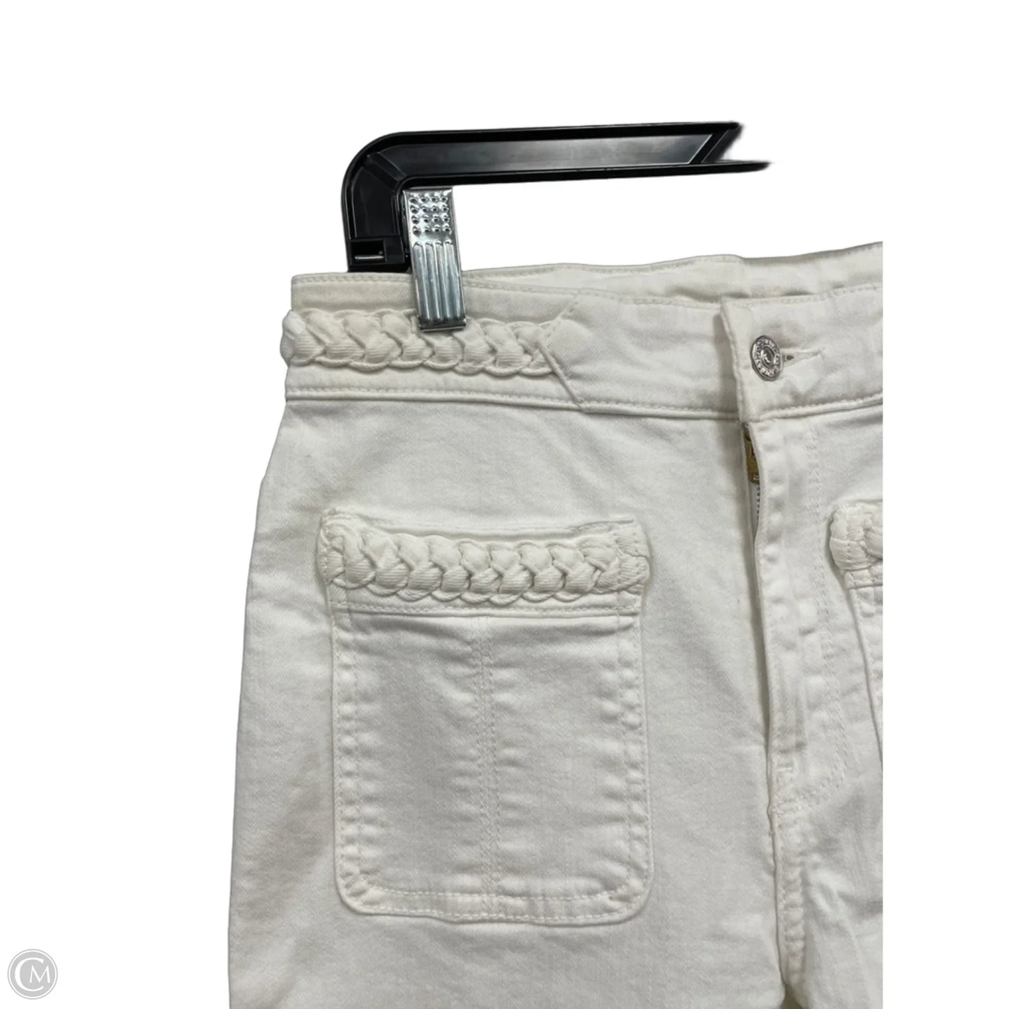 Jeans Flared By 7 For All Mankind In White, Size: 4