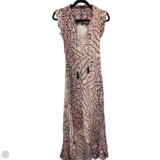 Dress Casual Maxi By Tracy Reese In Black & Pink, Size: Xs