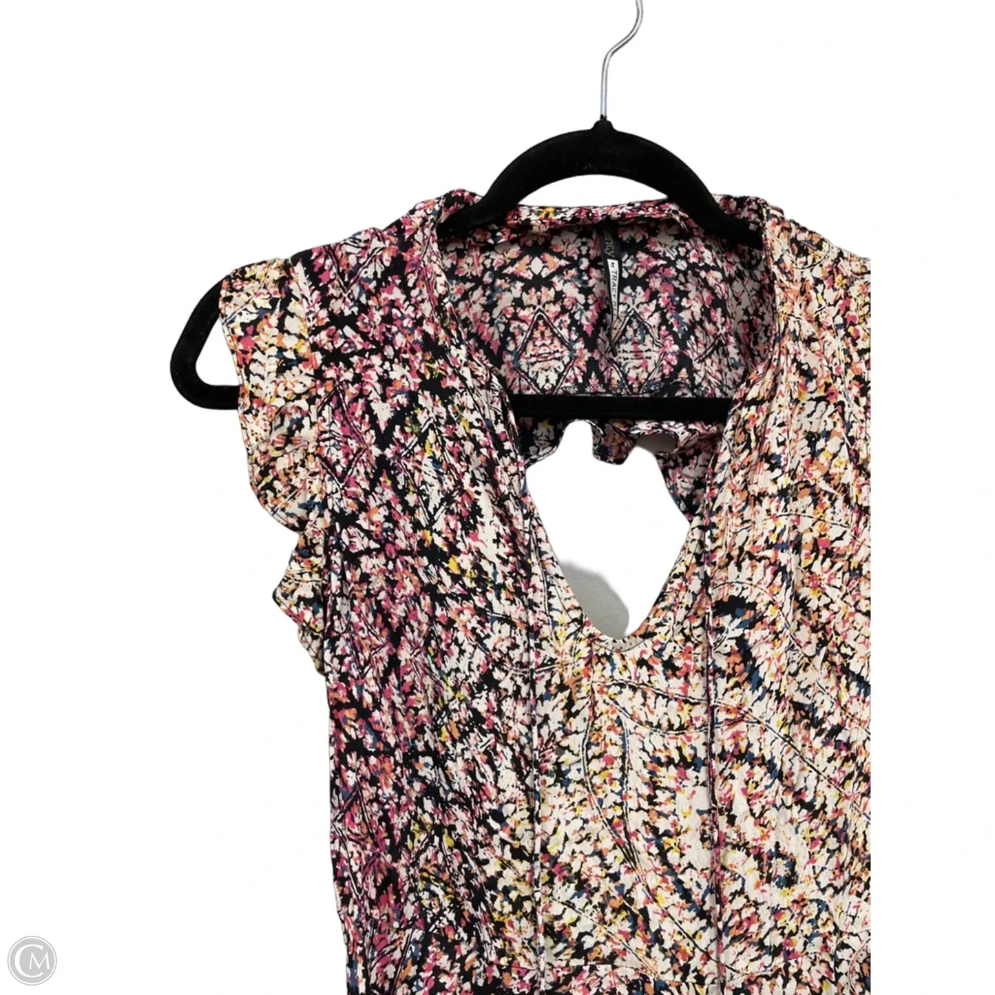 Dress Casual Maxi By Tracy Reese In Black & Pink, Size: Xs