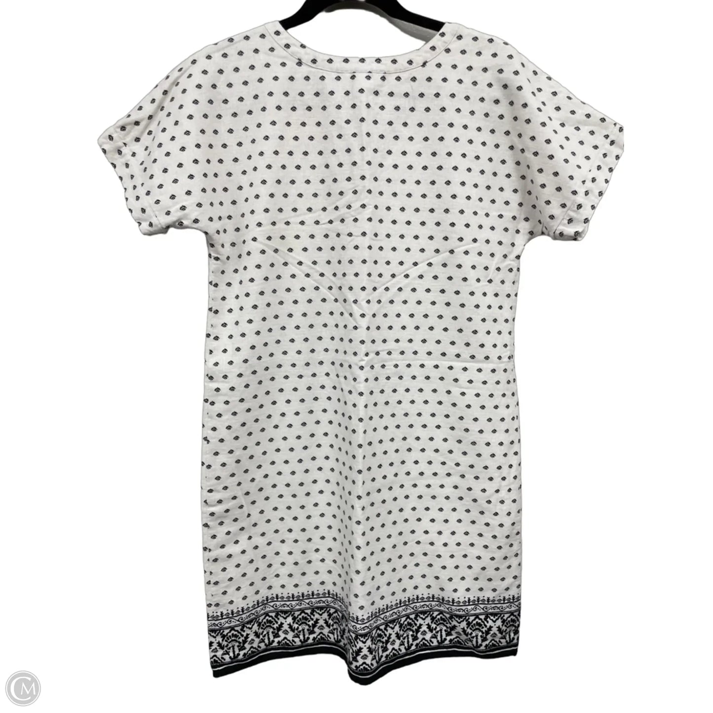 Dress Casual Short By Vineyard Vines In Black & White, Size: 4
