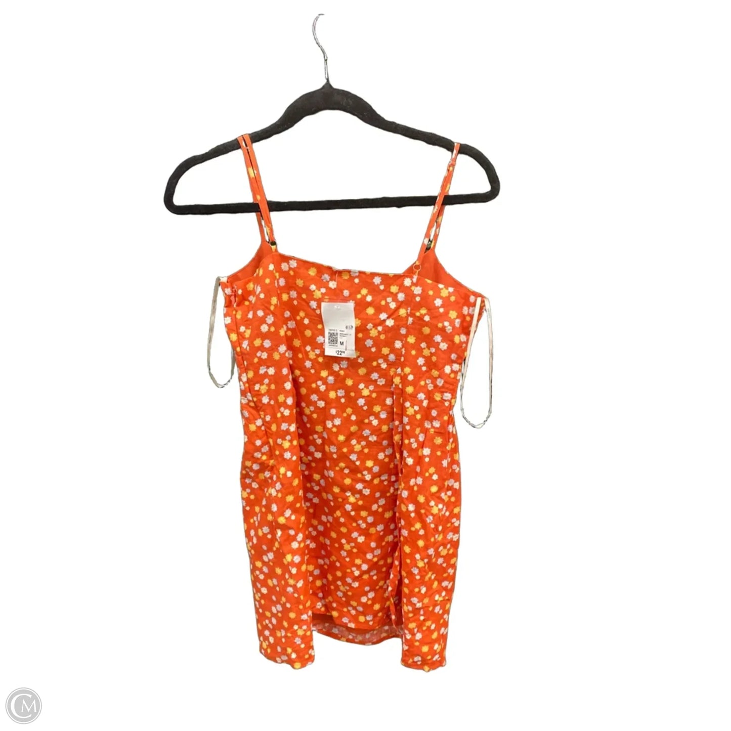 Dress Casual Short By Forever 21 In Orange & Yellow, Size: S
