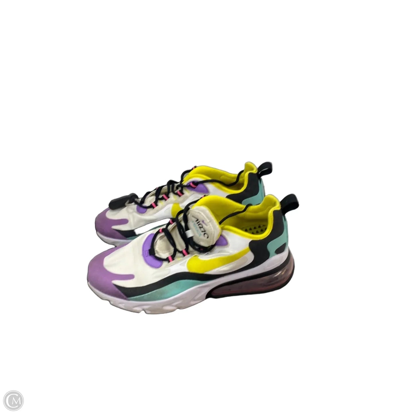 Shoes Athletic By Nike In Green & Yellow, Size: 7.5