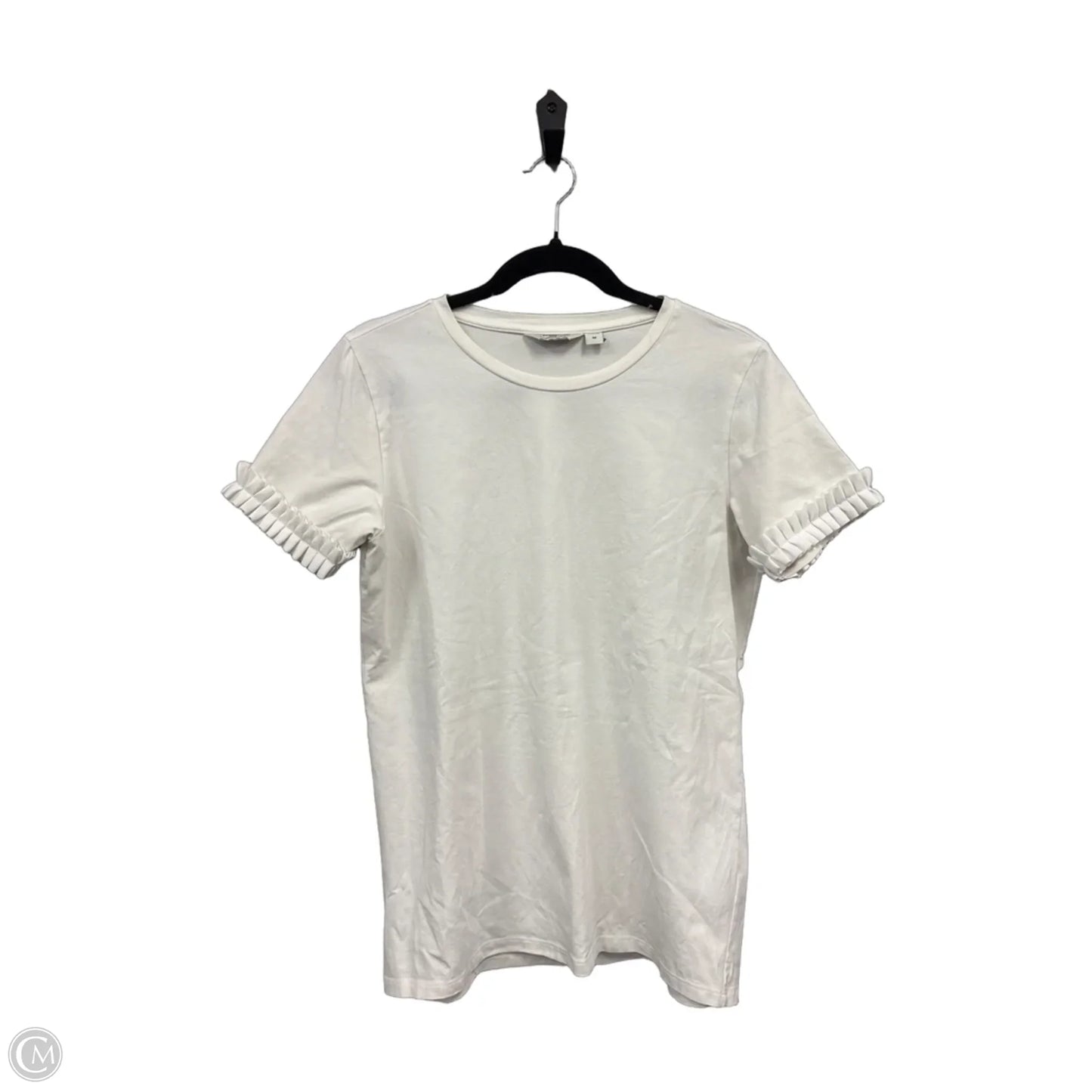Top Short Sleeve By Vineyard Vines In White, Size: M