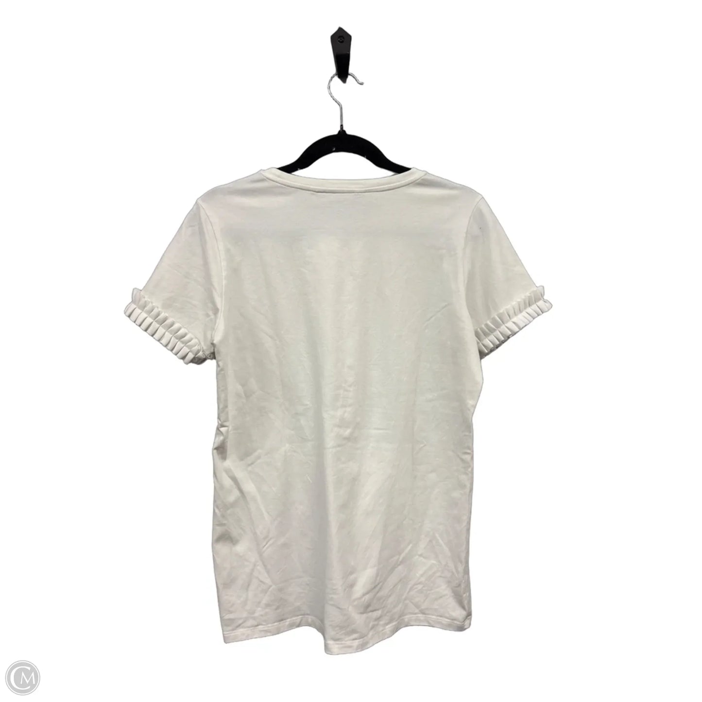 Top Short Sleeve By Vineyard Vines In White, Size: M