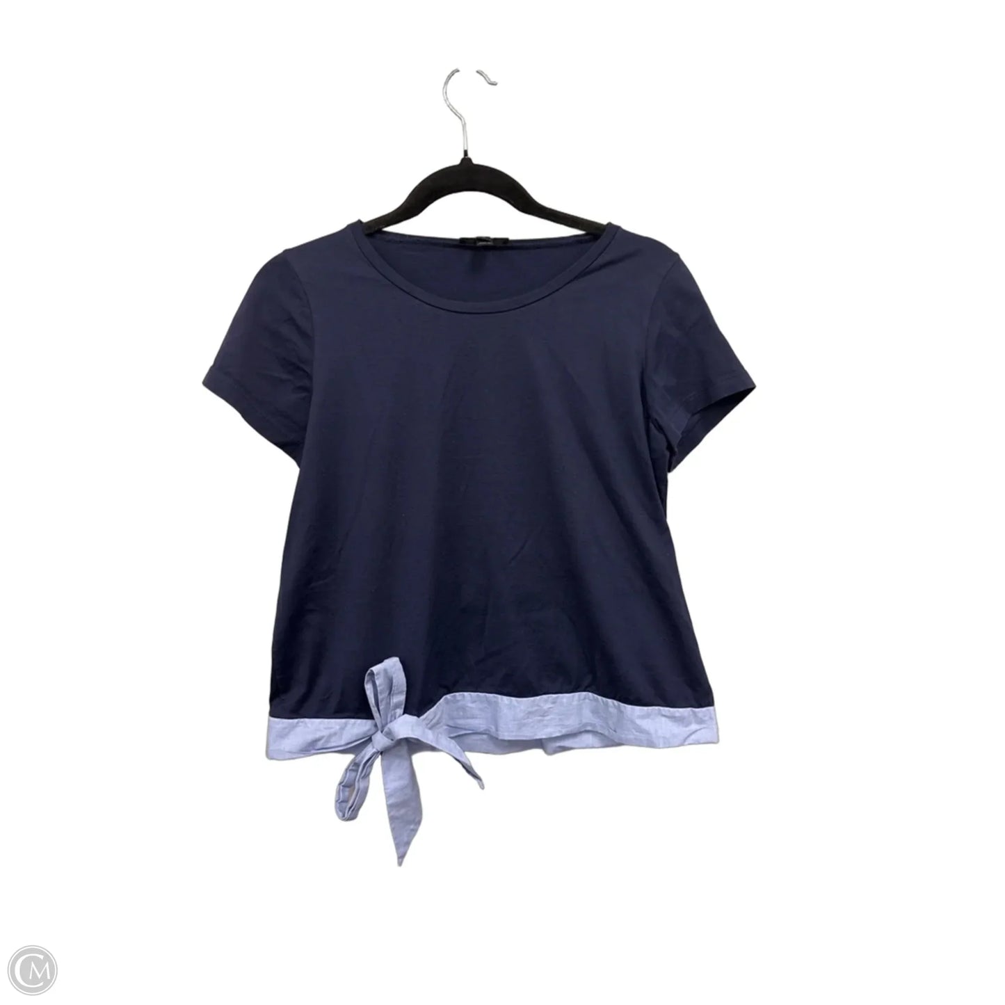 Top Short Sleeve By J. Crew In Navy, Size: M