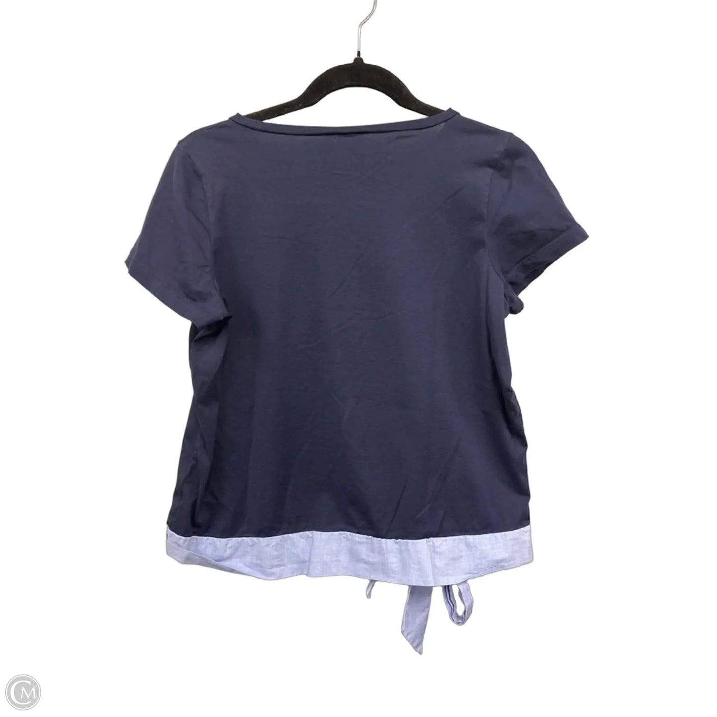 Top Short Sleeve By J. Crew In Navy, Size: M