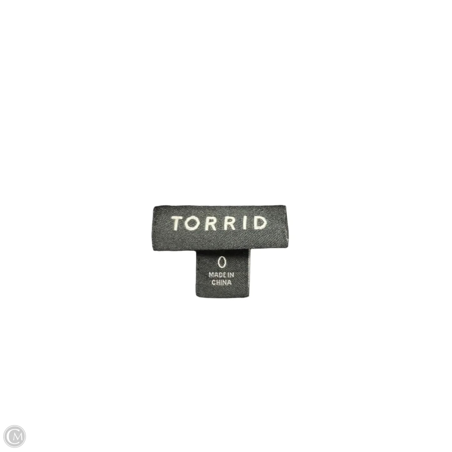 Top Short Sleeve Basic By Torrid In Black, Size: L