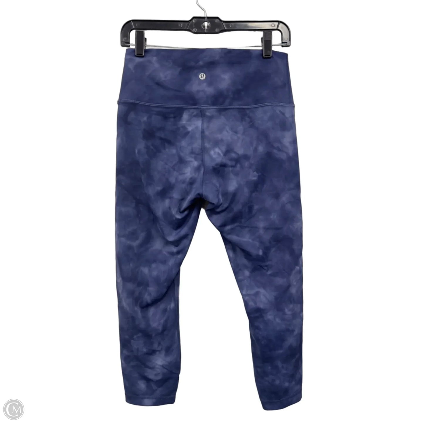 Athletic Leggings By Lululemon In Blue & White, Size: 10