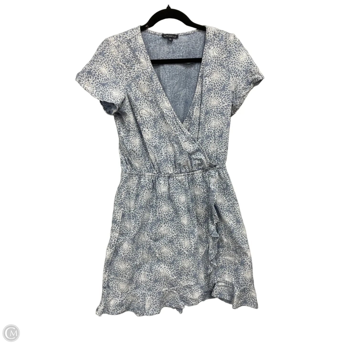 Dress Casual Short By J. Crew In Blue & White, Size: Xs