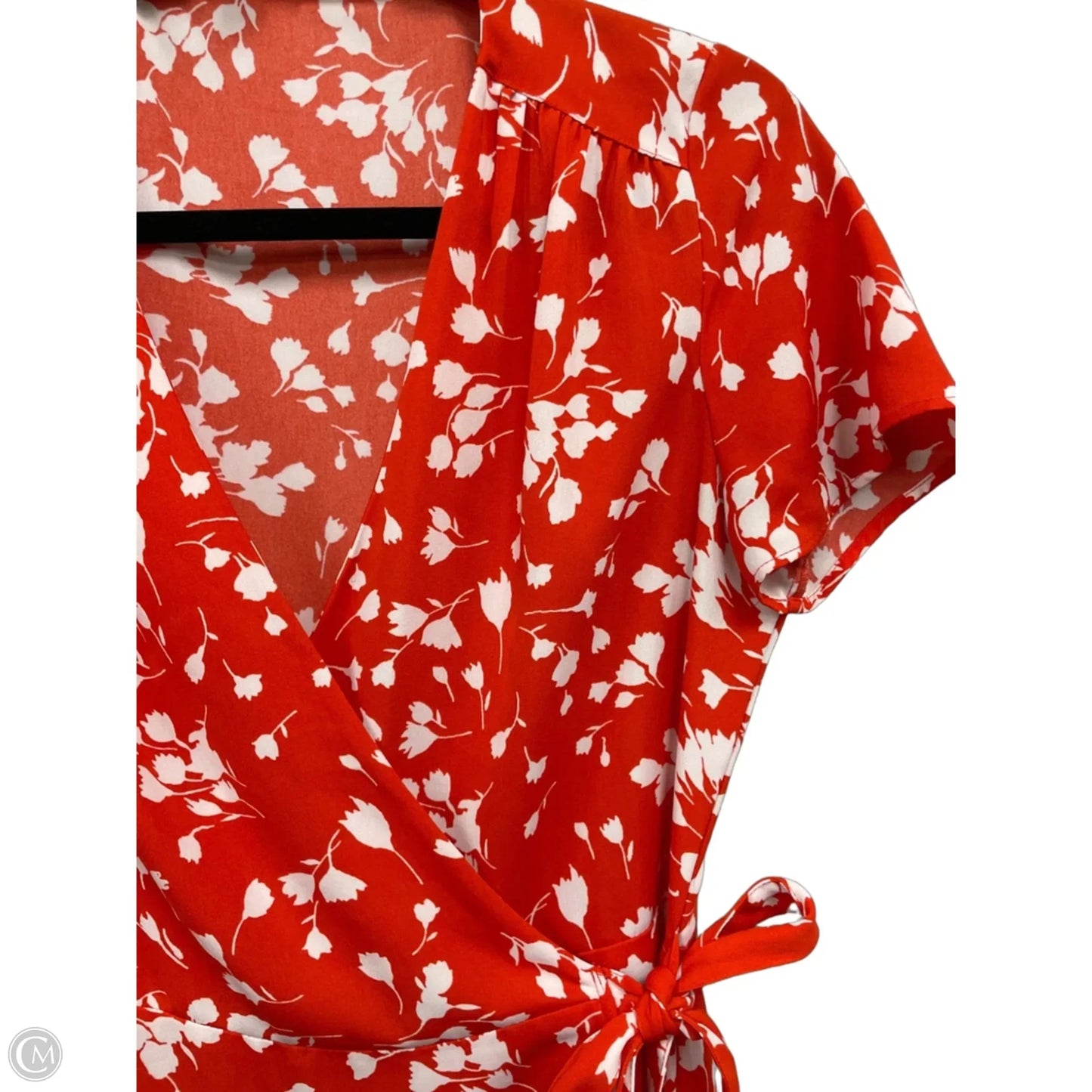 Dress Casual Short By J. Crew In Orange & White, Size: 4