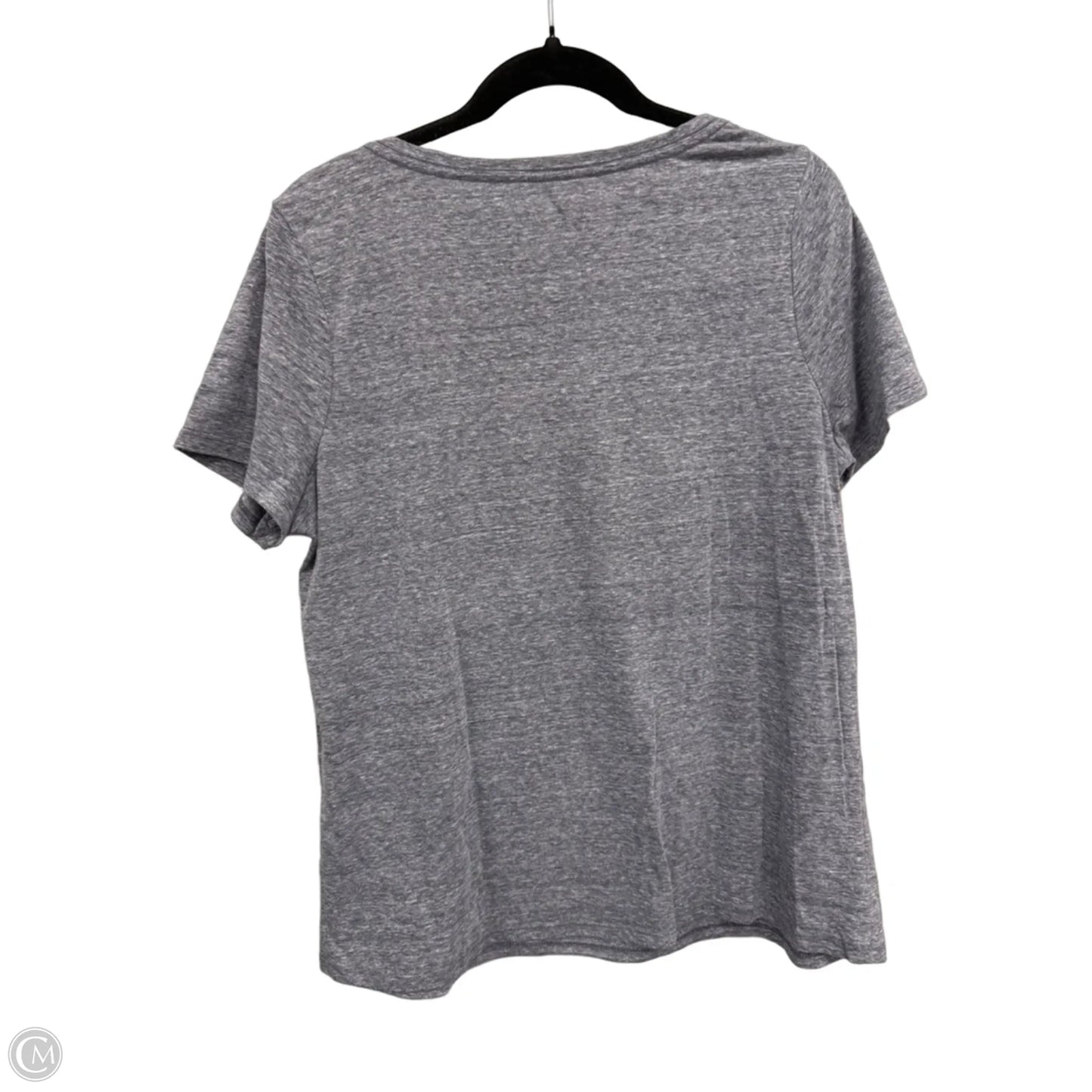 Top Short Sleeve Basic By Lane Bryant In Grey & Pink, Size: 14