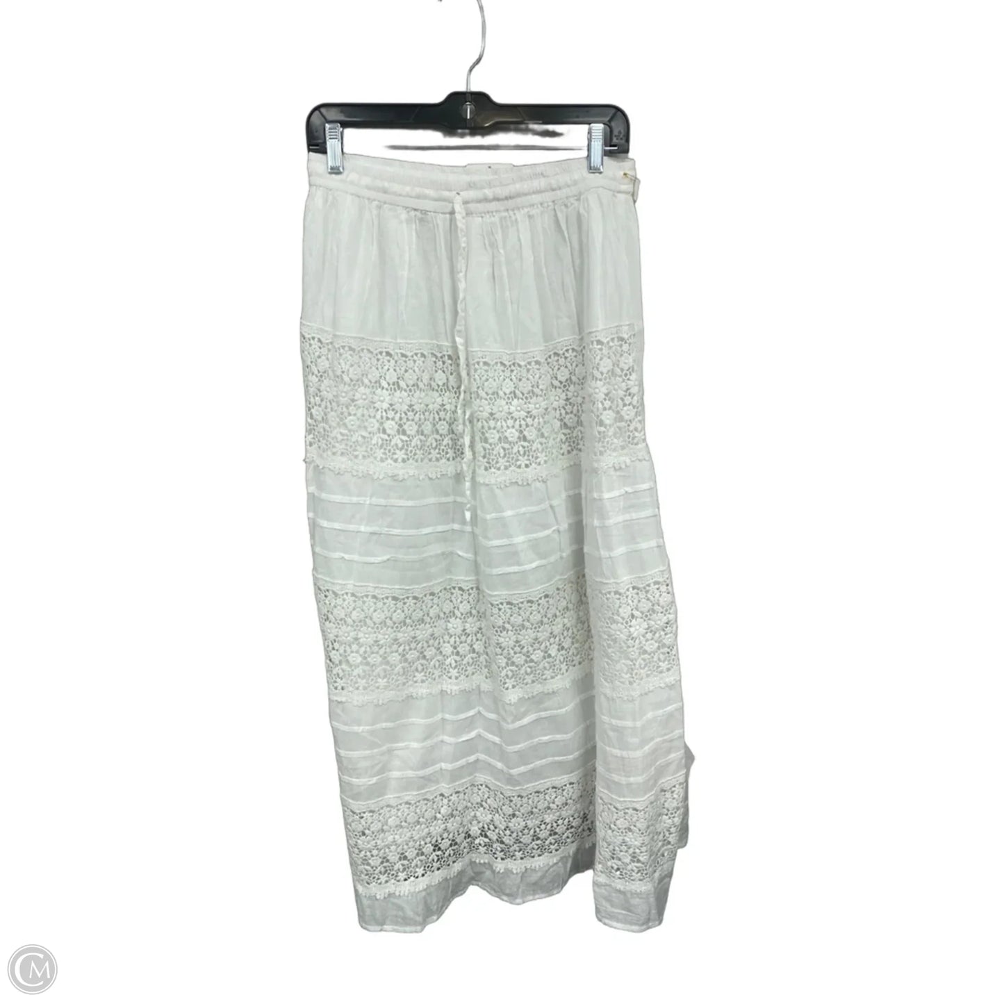 Skirt Maxi By Clothes Mentor In White, Size: S