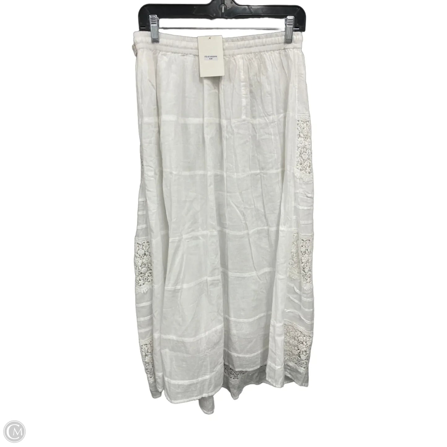 Skirt Maxi By Clothes Mentor In White, Size: S