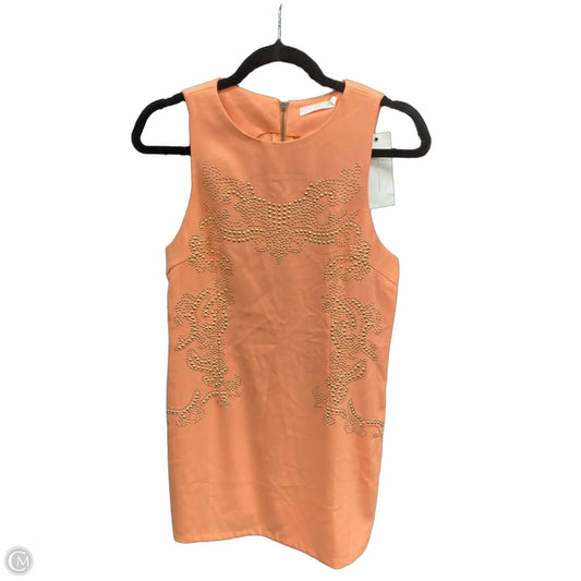 Dress Casual Short By Lush In Peach, Size: M