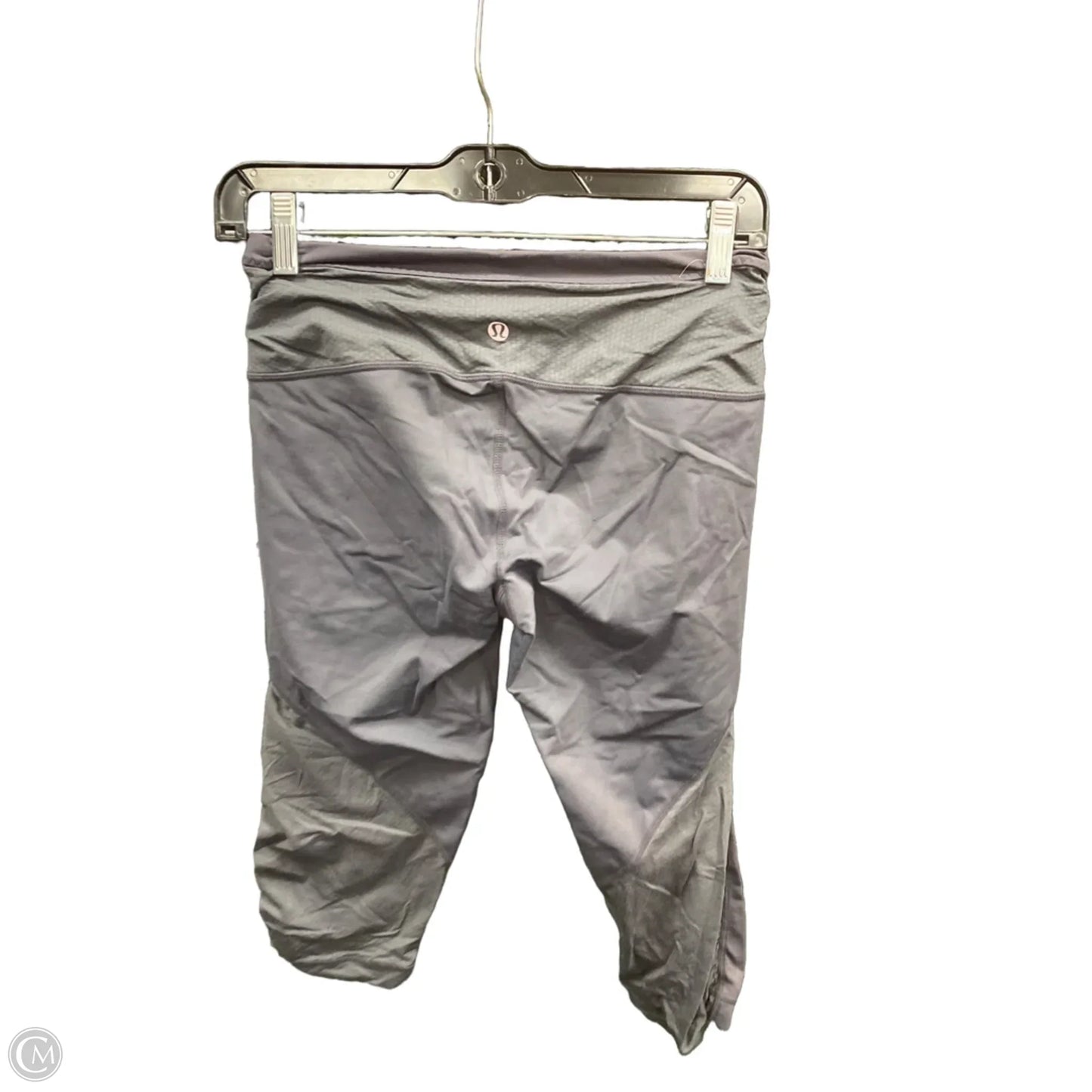 Athletic Leggings Capris By Lululemon In Grey, Size: 6