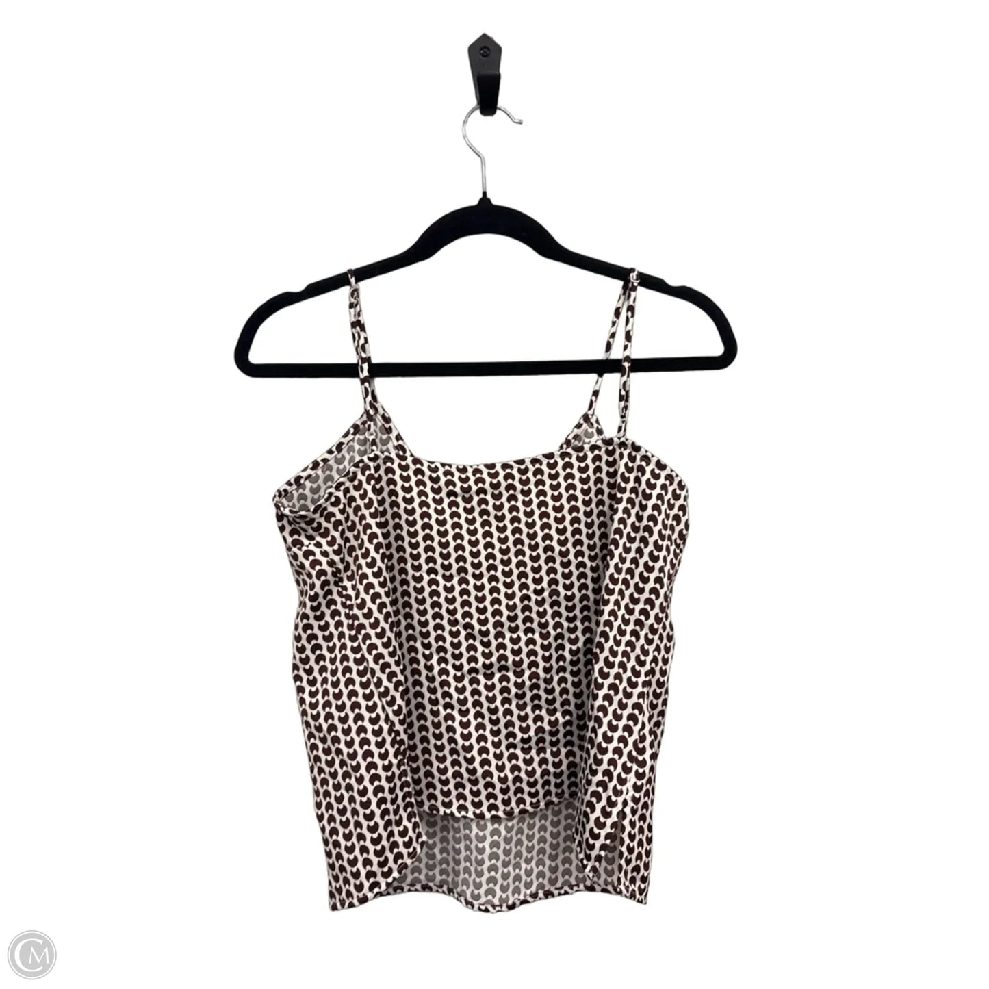 Top Sleeveless By A New Day In Brown & White, Size: Xs