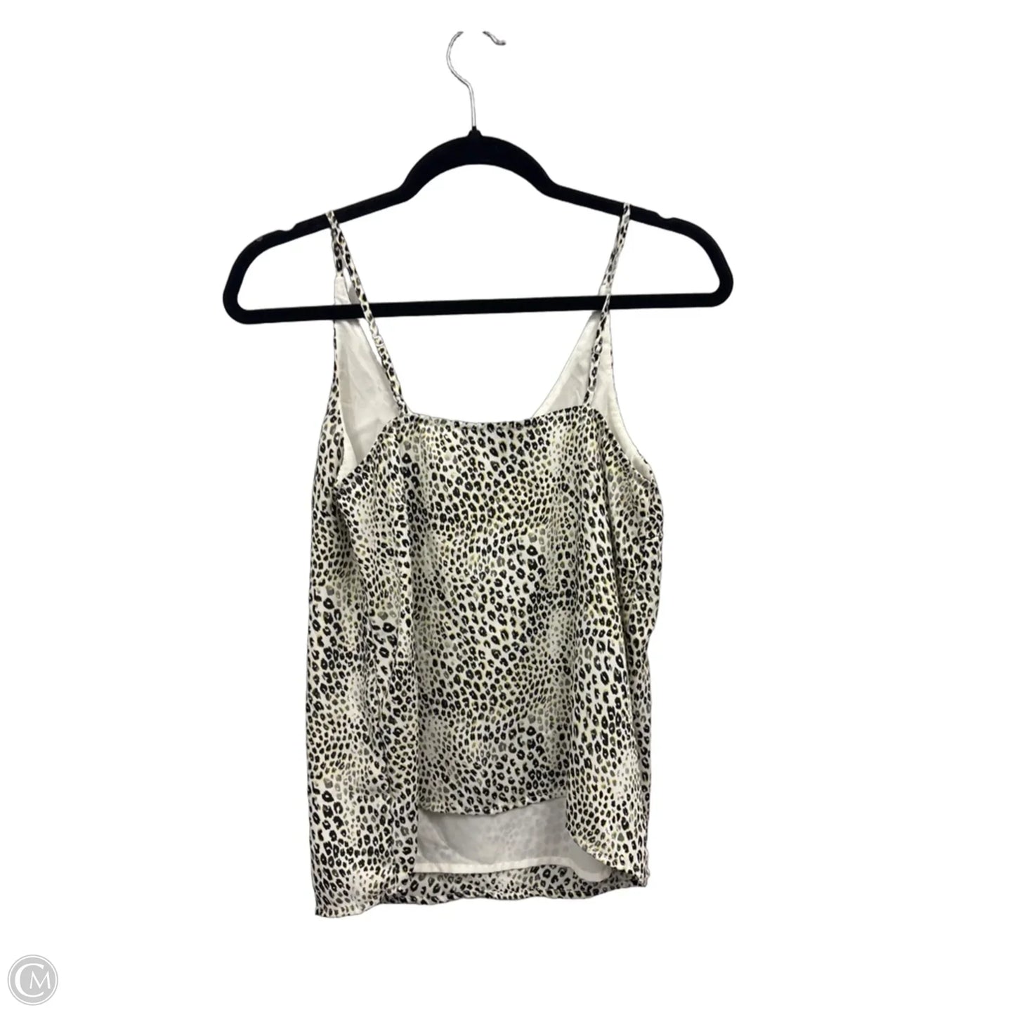 Top Sleeveless By Banana Republic In Black & Yellow, Size: Xs