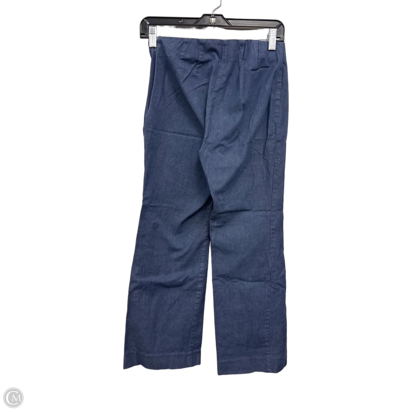 Pants Wide Leg By Talbots In Blue Denim, Size: 2p
