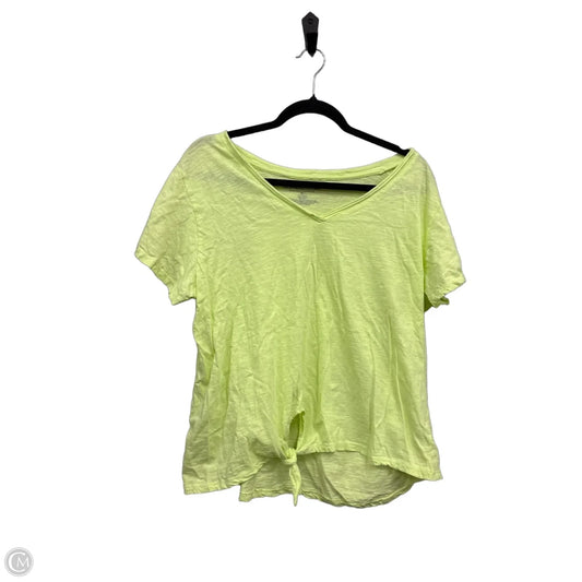 Top Short Sleeve Basic By The Sweatshirt Project In Green, Size: Xl