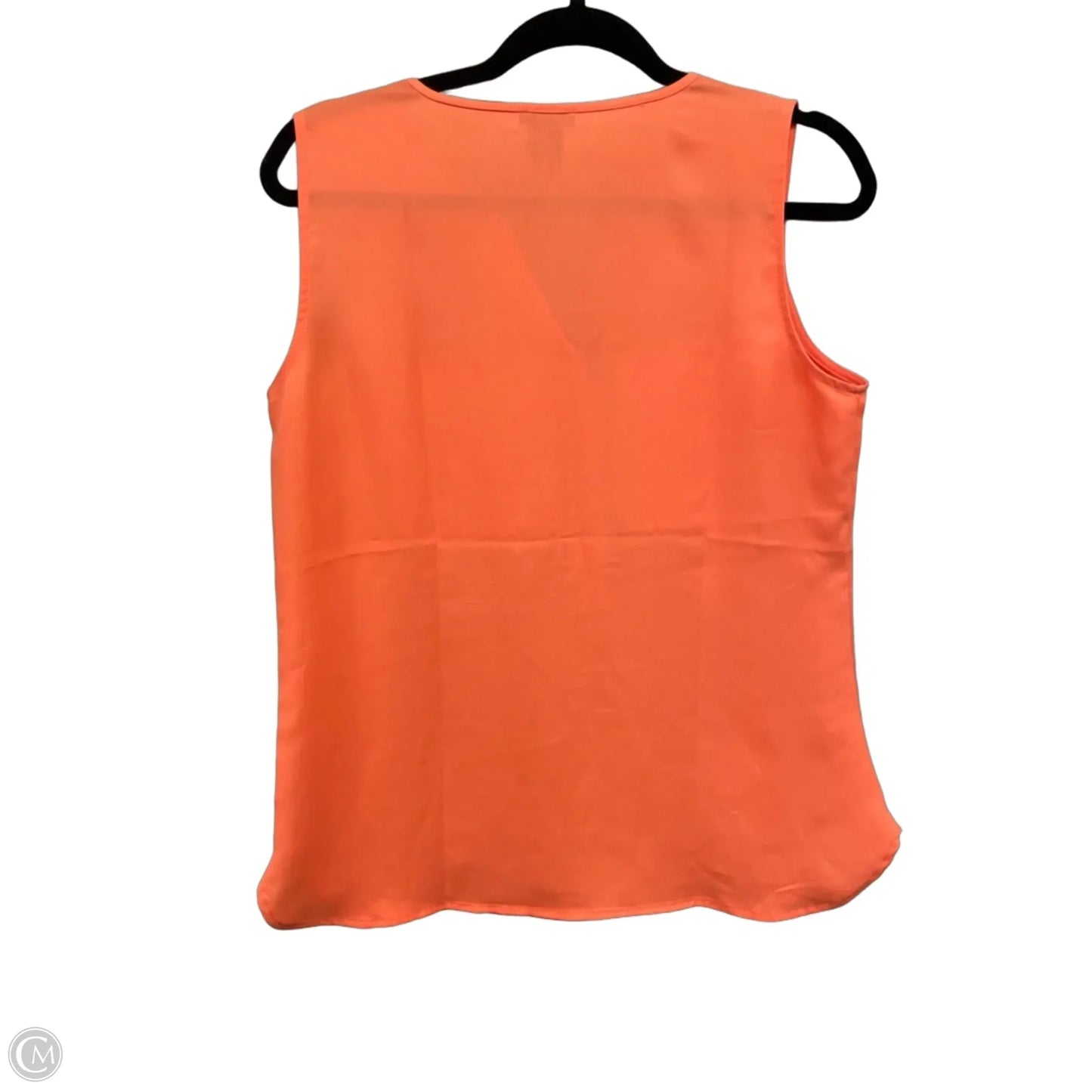 Blouse Sleeveless By Ann Taylor In Orange, Size: S