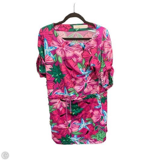 Dress Casual Short By Tracy Negoshian In Pink & Purple, Size: S