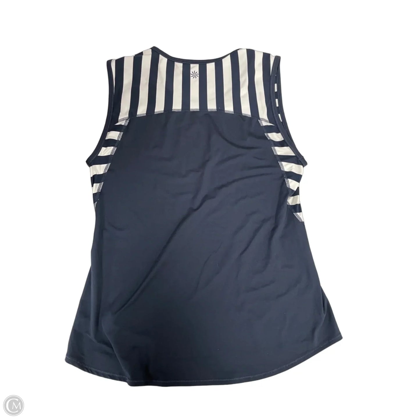 Athletic Tank Top By Athleta In Blue & White, Size: S