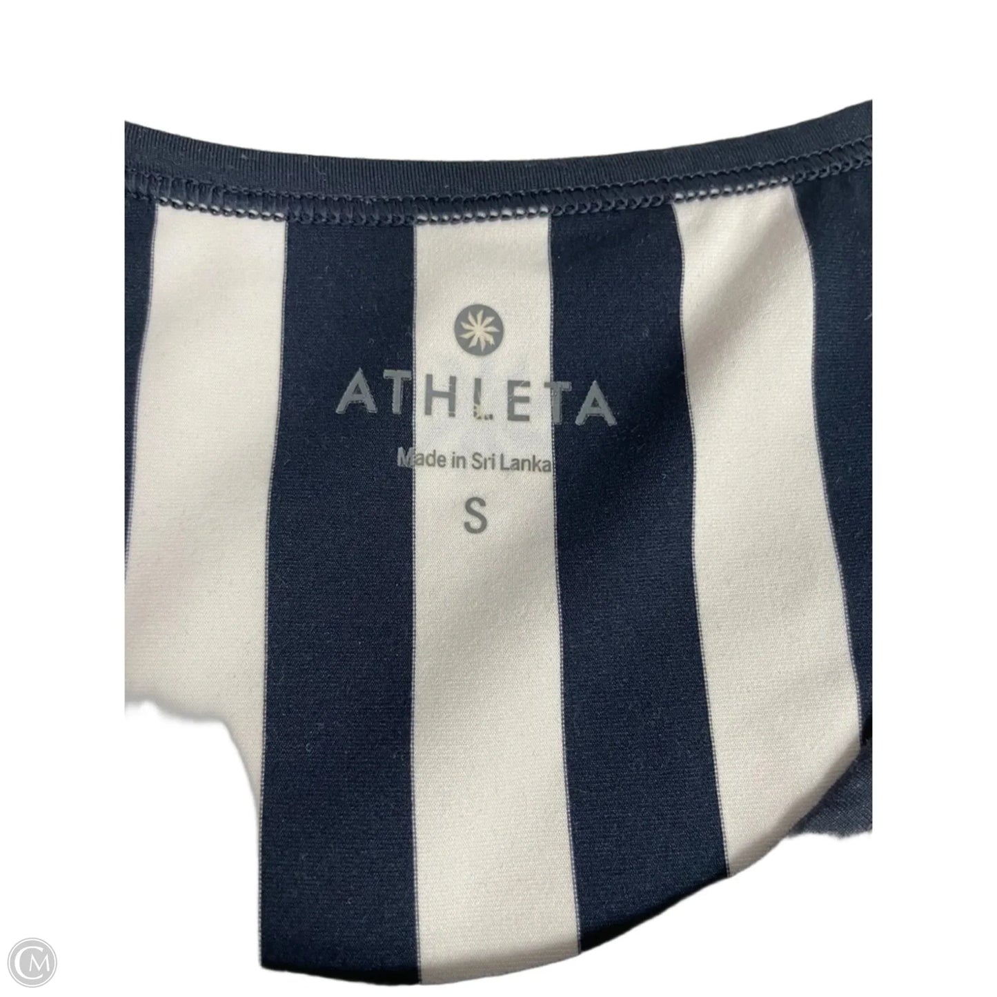 Athletic Tank Top By Athleta In Blue & White, Size: S