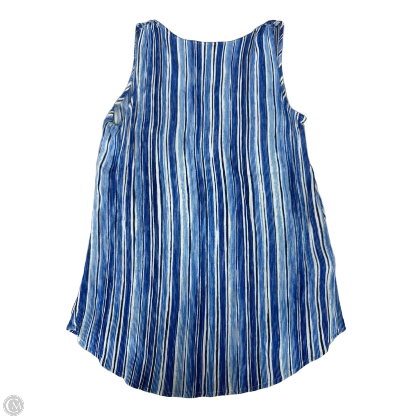 Top Sleeveless By Tommy Bahama In Blue & White, Size: Xs