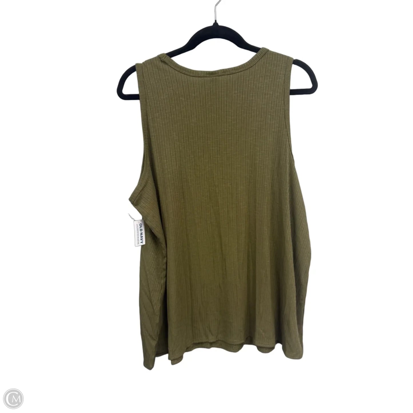 Top Sleeveless Basic By Old Navy In Green, Size: Xl