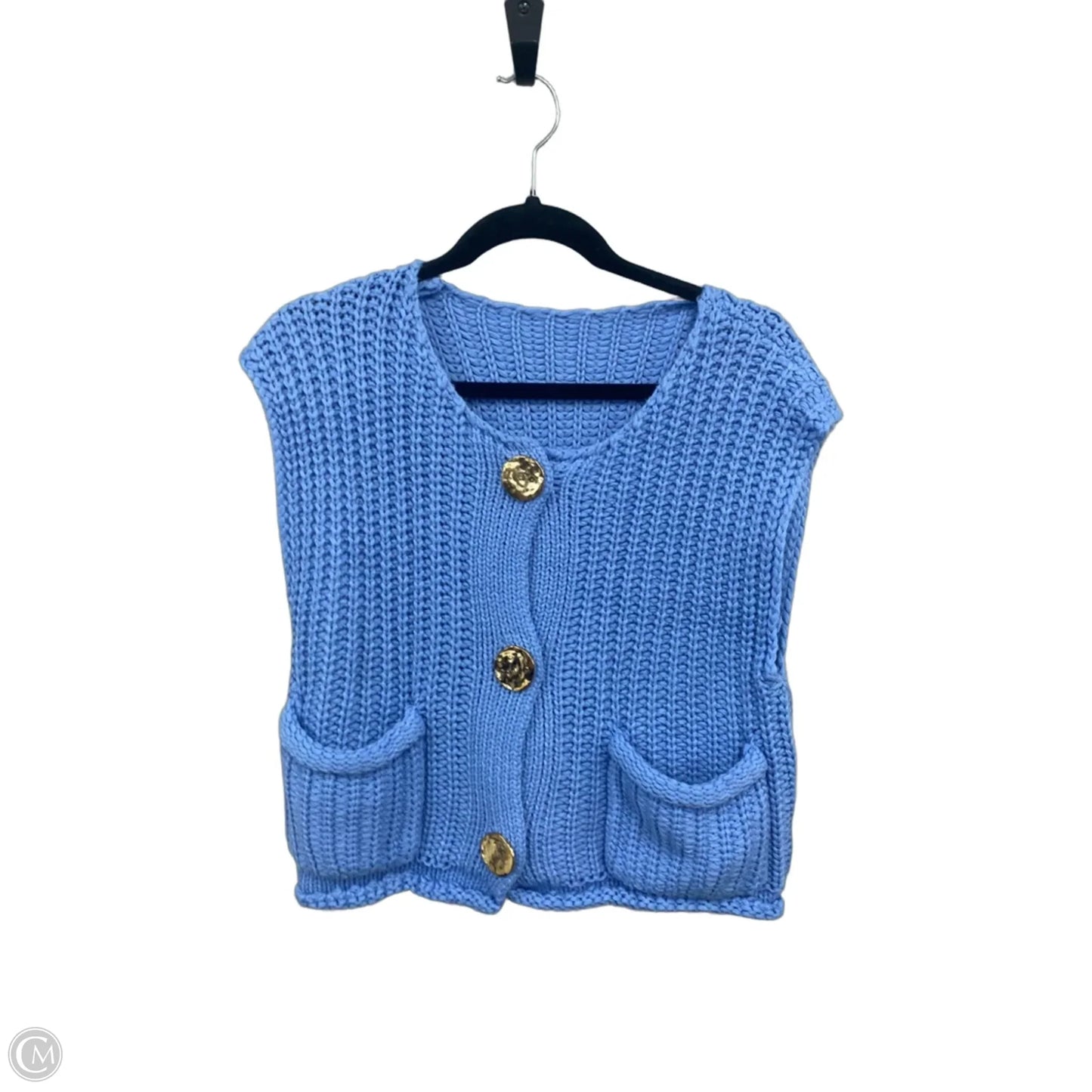 Top Sleeveless By Clothes Mentor In Blue, Size: S